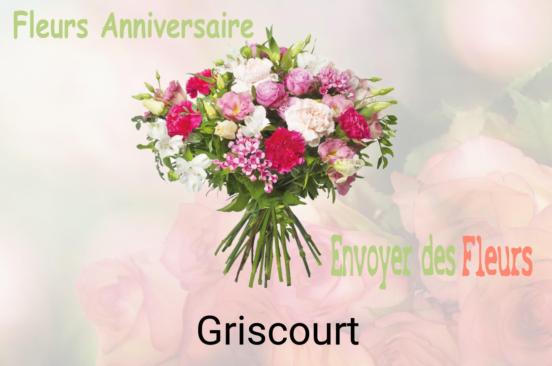 Bouquet de fleurs d’anniversaire livré à Griscourt