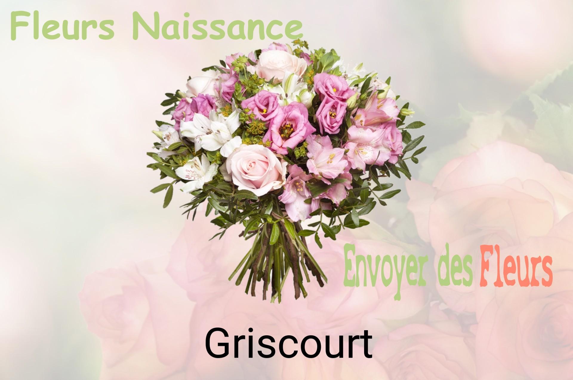 Bouquet de fleurs de naissance livré à Griscourt